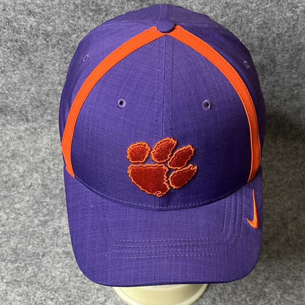 Nike Classic99 Dri-Fit Sideline Swoosh Clemson Tigers ‎ Men's Purple Hat Cap